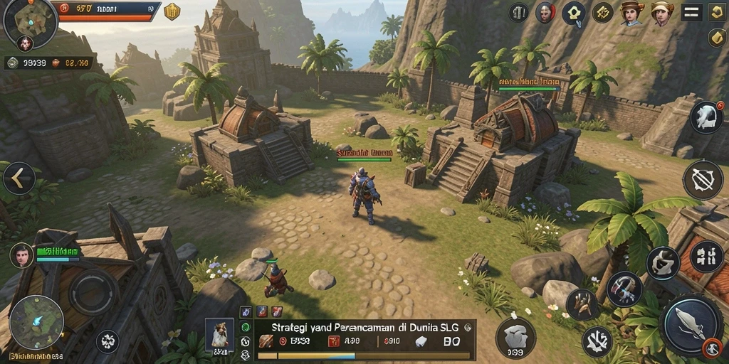 Tampilan gameplay SLG yang memukau di 9939.