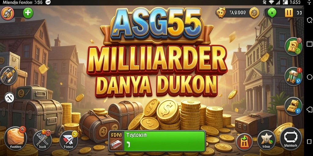 Tampilan seru dalam permainan Tycoon ASG55 yang penuh strategi.