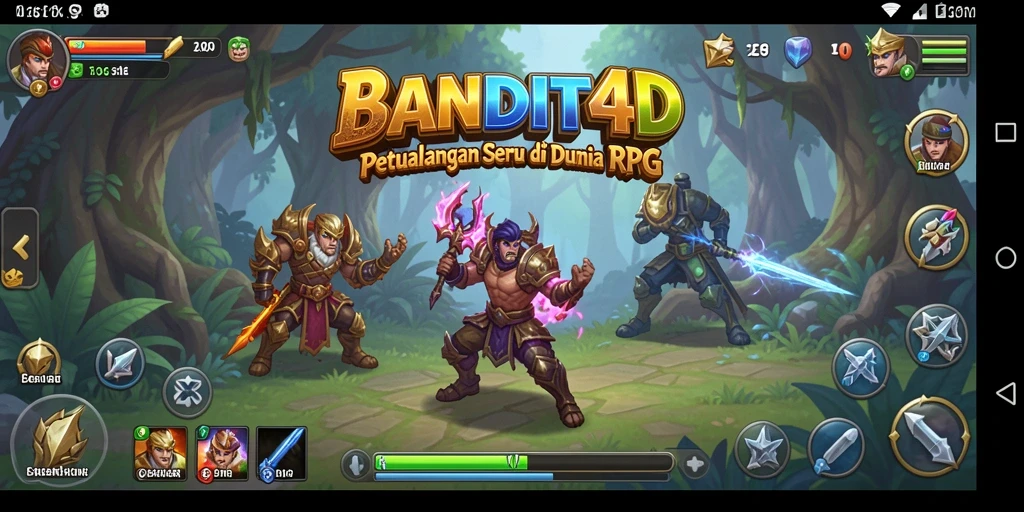 Tampilan gameplay RPG menarik dengan grafik yang indah.