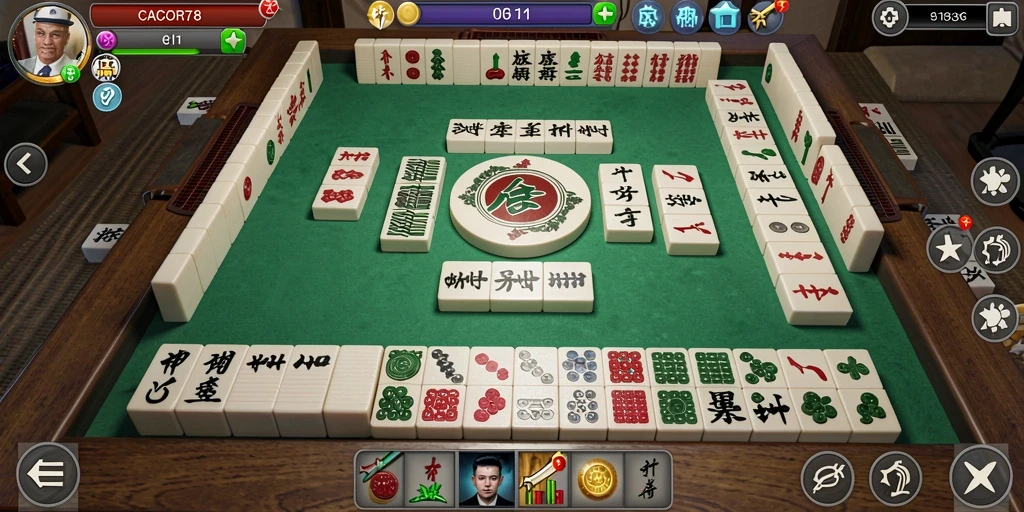 Tampilan permainan Mahjong yang menarik dan menantang di CACOR78.