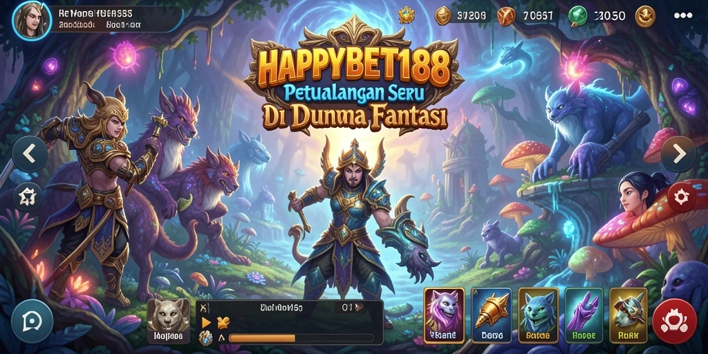 Screenshot gameplay <strong>HAPPYBET188</strong> yang menunjukkan pengalaman petualangan yang seru.