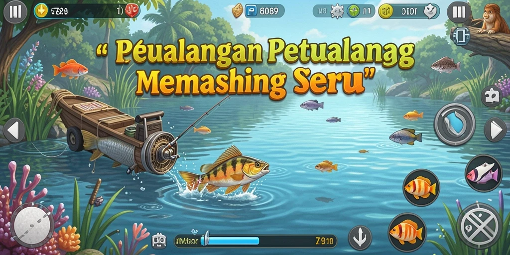 Tampilan layar memancing yang menawan dalam JP6789.