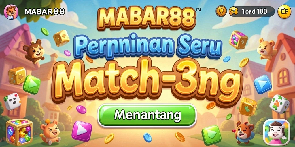 Tampilan gameplay MABAR88 yang menarik dan ceria.