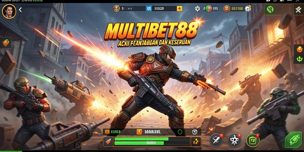 Screenshot gameplay <strong>MULTIBET88</strong> menunjukkan aksi seru dan serangan intens.