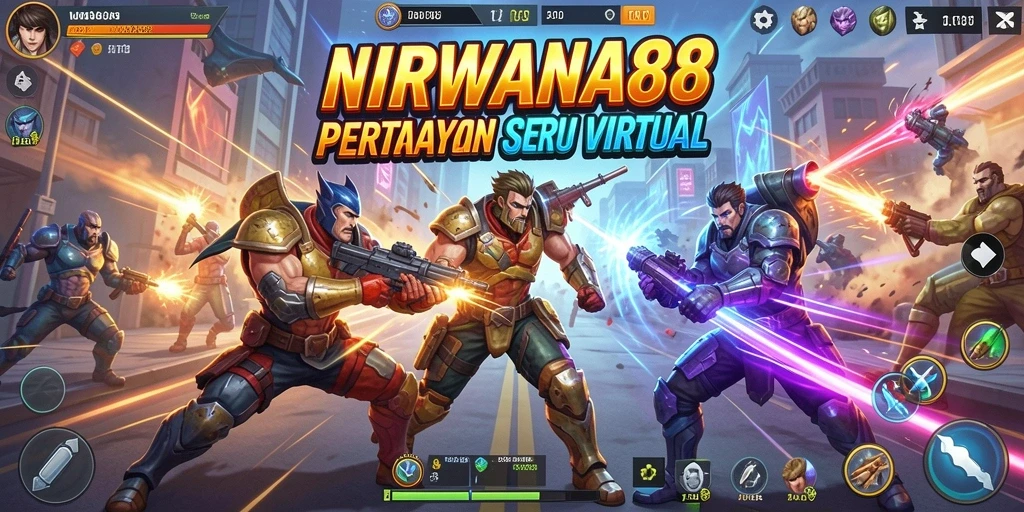 Tampilan gameplay NIRWANA88 dengan aksi pertarungan yang mendebarkan.