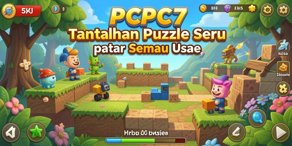 Tampilan gameplay seru dan menantang dari PCPC7.