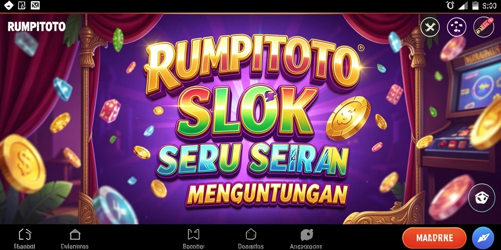 Tampilan gameplay menarik dari RUMPITOTO dengan fitur slot yang seru.