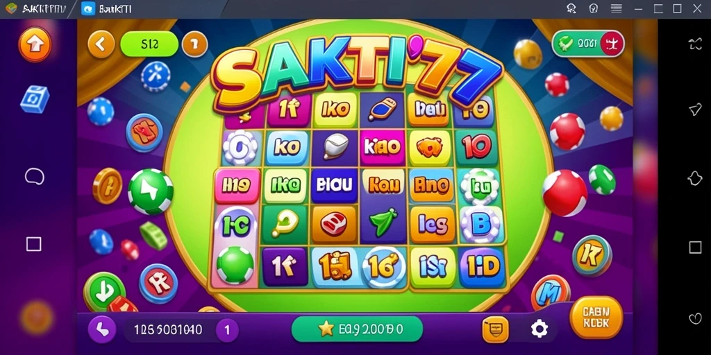 Tampilan gameplay seru dalam SAKTI77 yang menampilkan keseruan Bingo.