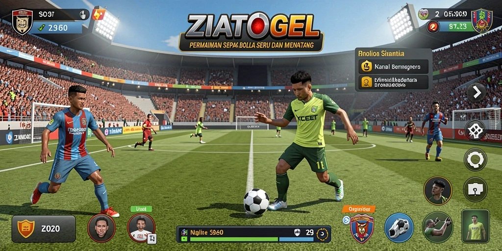 Tampilan gameplay menarik dari ZIATOGEL yang mendebarkan.